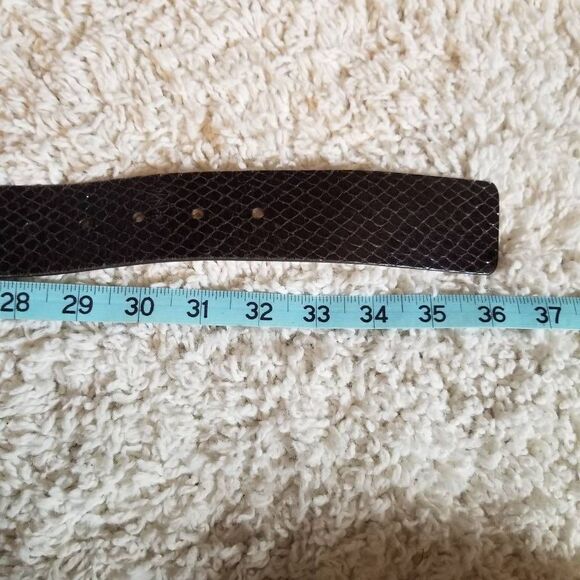 Banana Republic Leather Snakeskin Belt XS main image 8